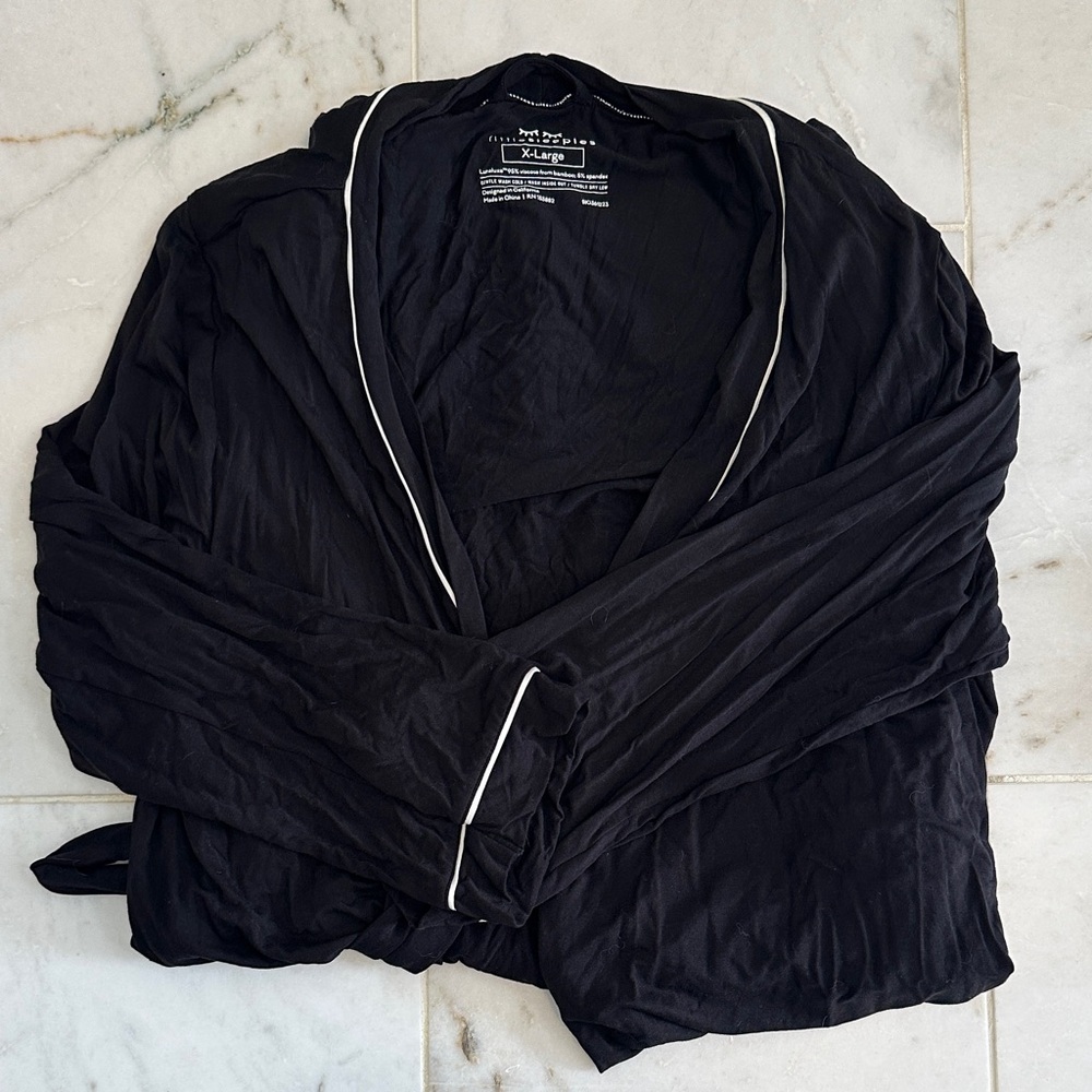 Little Sleepies Women’s Black Robe